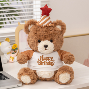 正版 麥吉泰迪小熊戰士bear毛絨玩偶軟抱枕公仔玩具布娃娃生日禮物