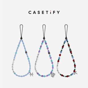 金牛座 巨蟹座 處女座 CASETiFY 適用于iPhone全系列 水瓶座 天蝎座 手機配件12星座掛繩手機鏈 星座手機掛鏈