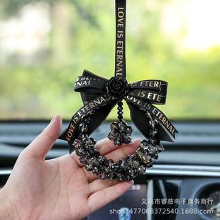 汽車(chē)掛件女生車(chē)內(nèi)掛飾新款 車(chē)子內(nèi)部飾品網(wǎng)紅后視鏡吊墜車(chē)載掛式