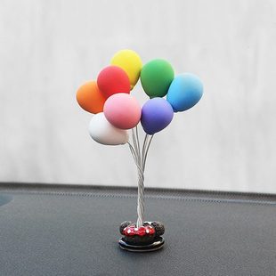 汽車擺件車載告白氣球網(wǎng)紅可愛創(chuàng)意氣球擺件車內(nèi)裝 飾用品漂亮男女