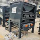 廢棄鐵鋁罐塑料瓶壓扁機油漆桶塑料膜擠扁機金屬罐擠片機