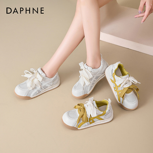 百搭輕便女休閑潮流運動鞋 Daphne 透氣阿甘鞋 時尚 達芙妮2025新款