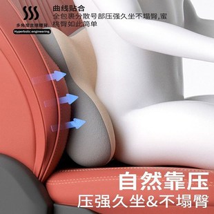 汽車腰靠護腰車載久坐司機主駕駛座椅頭枕腰托背部支撐透氣墊