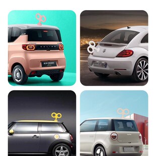 第二代汽車裝 飾發條旋轉電動發條磁吸發條遙控款