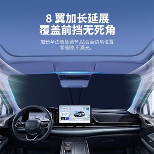 寶馬汽車遮陽罩3系5系1系7系X1X3X5前擋防曬隔熱遮陽傘車窗簾