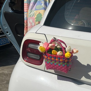 好物車載花束汽車裝 掛件減壓 飾擺件車頂尾部外部新款