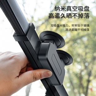 吸盤汽車遮陽簾伸縮式 遮陽前擋風玻璃防曬隔熱小車貨車百葉簾折疊