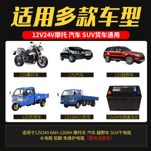 大功率貨車(chē)汽車(chē)電瓶充電器12V24V伏轎車(chē)叉車(chē)充電機(jī)大電瓶充電