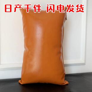 酒吧皮抱枕汽車腰墊 沙發靠墊皮套網吧休閑吧KTV辦公室椅子腰靠枕