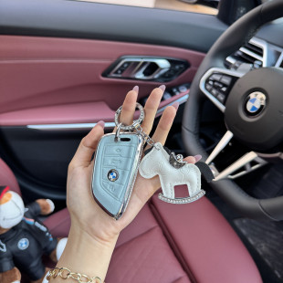 適用于寶馬鑰匙套3系x3x5x6x1x2刀鋒款 五系530li325li車高檔殼扣