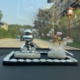 女神款 飾品 汽車香薰擺件車用香水固體香膏香氛持久留香車內車載裝