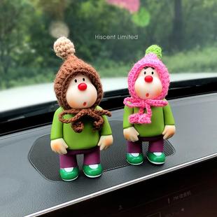汽車內(nèi)飾品中控臺(tái)副駕駛擺件可愛呆萌胖虎車內(nèi)裝 禮物 飾玩偶新款