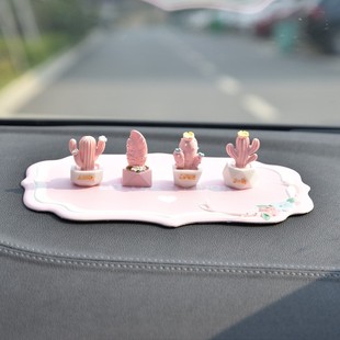 車載擺件汽車中控臺網(wǎng)紅小豬車上裝 飾G創(chuàng)意可愛車內(nèi)飾品擺飾女神
