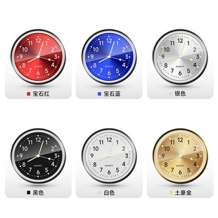 車(chē)載表盤(pán)時(shí)鐘夜光汽車(chē)高精度電子表雙閃貼高檔車(chē)用電子石英鐘表