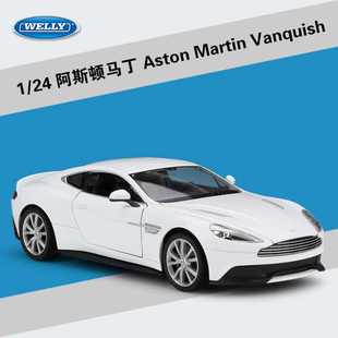 跑車仿真合金汽車模型 VANQUISH WELLY威利1 24阿斯頓馬丁