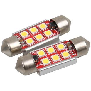 24V 閱讀燈泡12 3030雙尖燈6燈車頂燈恒流貨車汽車室內LED解碼 改裝