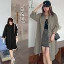女裝 通勤休閑連衣裙外套 韓版 胖MM秋季 BFD 常規(guī)OL襯衫 2260大碼
