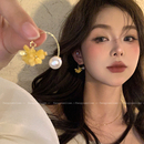 桂滿覺隴 超仙桂花流蘇珍珠耳環女輕奢小眾高級感耳釘氣質耳飾