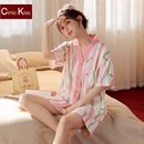 貓貓甄選 女家居服套裝 Cimic 短褲 fn2 Kiss睡衣夏天云朵棉短袖