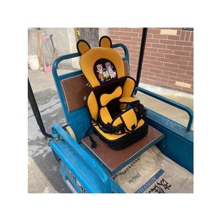 電動汽車三輪車汽車通用兒童安全座椅簡易便攜式 車載嬰兒寶寶綁帶