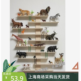 書架擺放架收納 墻擱板37x37cm雜物置物架 IKEA宜家代購 盧斯蒂格