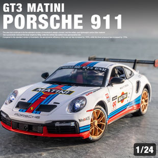 保時捷911GT3合金汽車模型汽車擺件跑車玩具車小汽車兒童玩具男孩