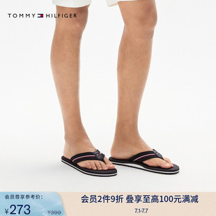 字母印花休閑沙灘泳池人字拖涼拖鞋 經典 05436 春夏男裝 Tommy25新款