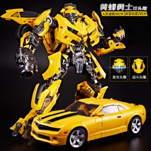兒童變形玩具男孩金剛大汽車(chē)人黃蜂合金擎天機(jī)甲柱機(jī)器人模型手辦