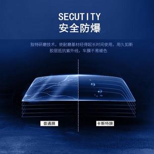 汽車太陽膜車窗防爆膜15米陶瓷磁控反射膜高隔熱前檔膜一整卷批髪