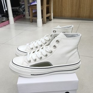 百搭輕便軟底真皮顯腳小板鞋 ccvv頭層牛皮高幫小白鞋 女2023春秋款
