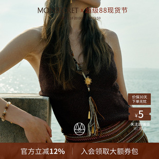 MONSECRET旭日流浪項(xiàng)鏈長款 流浪風(fēng)配飾禮物 腰鏈掛繩海邊度假新款