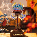 中國國家博物館孝端皇后鳳冠金屬拼裝 玩具擺件手工創(chuàng)意生日禮物
