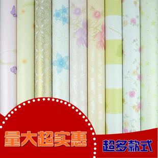 加厚防水 臥室壁紙即時(shí)貼 翻新貼 田園風(fēng)格 PVC自粘墻紙