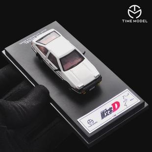 TM1 64豐田AE86頭文字D豆腐車(chē)仿真合金汽車(chē)模型擺件場(chǎng)景