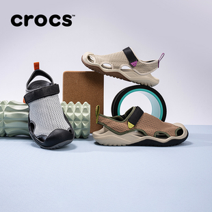 Crocs卡駱馳涼鞋 211095 激浪透氣網(wǎng)布速干運(yùn)動(dòng)耐磨休閑男溯溪涼鞋
