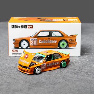 64寶馬BMW M3橙色V1合金汽車模型177可開前蓋 KAIDO MINIGT
