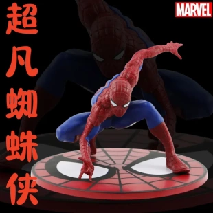 復(fù)仇者聯(lián)盟漫威超凡蜘蛛俠手辦鋼鐵俠美國(guó)隊(duì)長(zhǎng)電影手辦汽車擺件