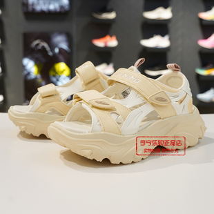 AGUU002 運動潮流涼鞋 李寧SOFT COCA女子反光柔軟舒適2025春夏新品