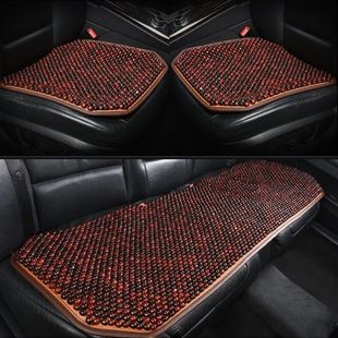汽車坐墊通用木珠竹片夏季 夏天珠子座墊透氣冰珠椅墊涼墊按摩