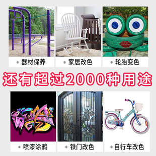 自噴漆汽車防銹金屬劃痕修復電動自行車卡鉗耐高溫黑白色手搖噴漆
