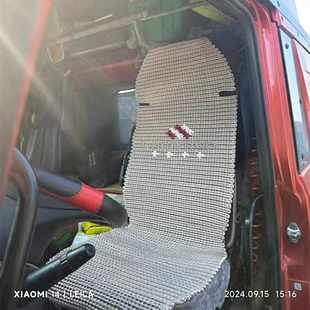 貨車專用汽車坐墊亞麻編織車墊夏季 通用透氣 冰絲涼墊單座四季