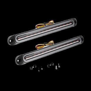 LED雙色剎車尾燈流水轉向燈指示信號燈12V24V通用汽車貨車卡拖車
