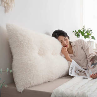 床頭靠墊床上靠枕大靠背護(hù)腰墊背榻榻米軟包學(xué)生宿舍臥室簡(jiǎn)約可拆