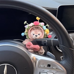 懷擋玫玫掛件汽車懷檔裝 U飾女生新車禮物 飾玩偶雨刮器轉向燈裝