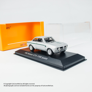 阿爾法羅密歐 GTA 1300 迷你切 1968 JUNIOR 汽車模型擺件