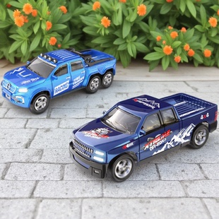 迷你遙控車1：64充電玩具燈光可調(diào)速帶掛車仿真模型男孩電動汽車