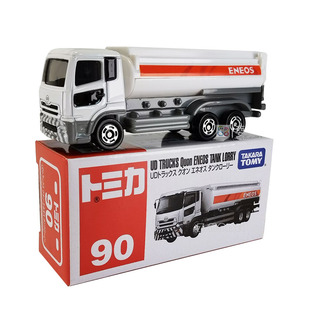 TOMY多美卡仿真合金小汽車(chē)模型玩具車(chē)90號(hào)日產(chǎn)ENEOS油罐車(chē)858249