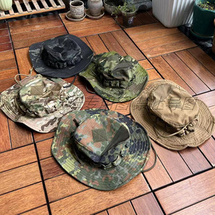 春夏透氣平替UFPRO戰術奔尼帽圓邊帽MC多地形CP全地形狼棕外貿