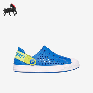 男童輕質透氣緩震鏤空一腳蹬涼鞋 夏季 斯凱奇正品 Skechers