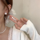 施家珍珠耳釘2025新款 高級感耳環(huán)925銀針耳飾女輕奢氣質(zhì)耳夾 爆款